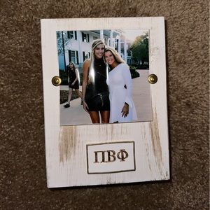 Pi Beta Phi wooden picture frame
